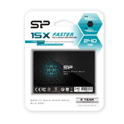 حافظه اس اس دی SSD سیلیکون پاور مدل Silicon Power Slim S55