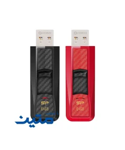 فلش USB سیلیکون پاور Blaze B50 با طرح فیبر کربن