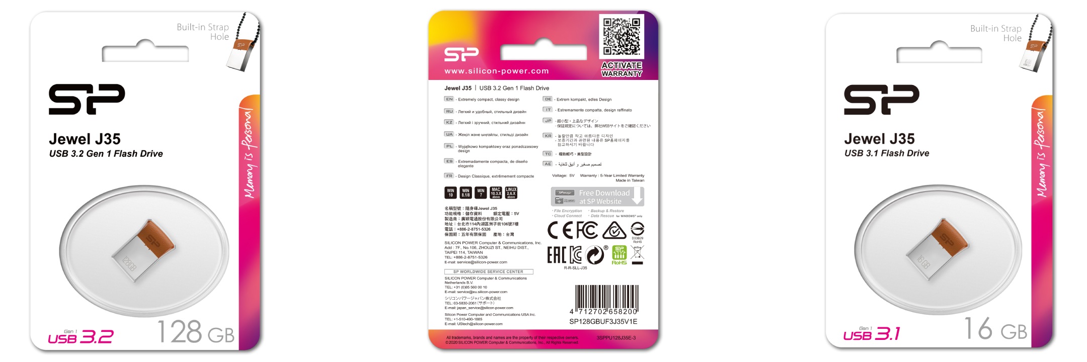 فلش سیلیکون پاور مدل Jewel J35