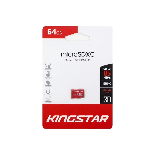کارت حافظه کینگ استار مدل Kingstar MicroSDHC Class 10 UHS-U1 R85