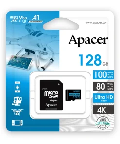 کارت حافظه اپیسر مدل Apacer microSDXC/SDHC UHS-I U3 V30