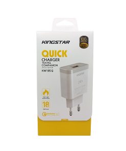 Wall charger KW185 Q شارژر دیواری کینگ استار