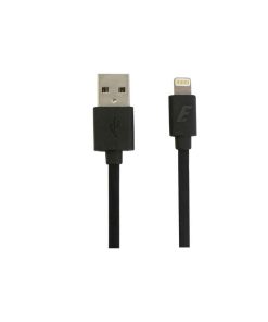 black ultra flat cable with lightning connector انرجایزر