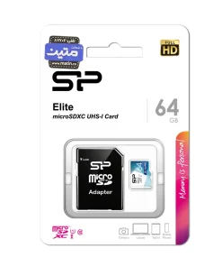 کارت حافظه سیلیکون پاور ELITE microSDHC/SDXC Colorful - 64گیگابایت