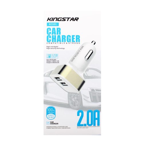 Car Charger KC101 شارژر فندکی کینگ استار