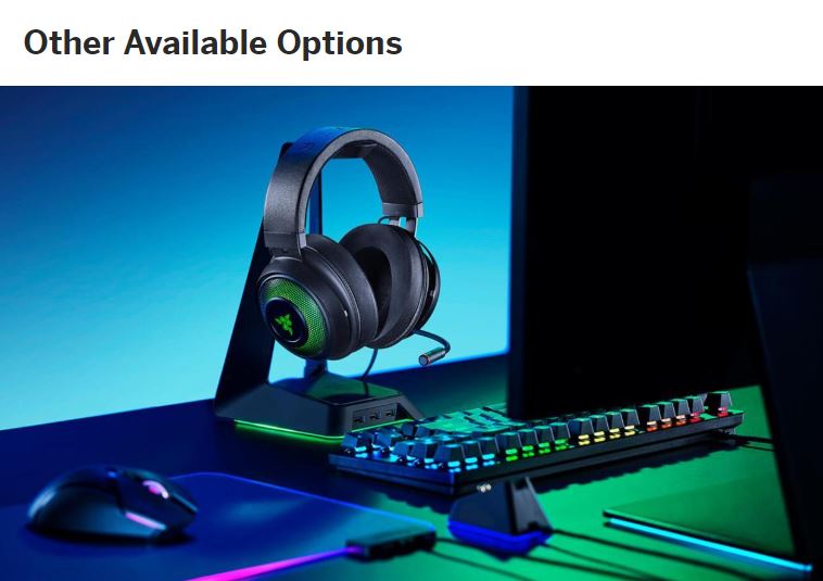 Dolby ، DTS ، Sonic ، Razer ، CMSS-3D گیمینگ هدفون