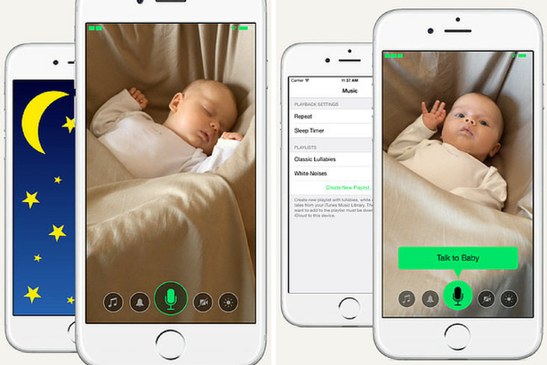 برنامه تبدیل تلفن به عنوان دوربین مدار بسته اتاق کودک با اپلیکیشن Cloud Baby Monitor