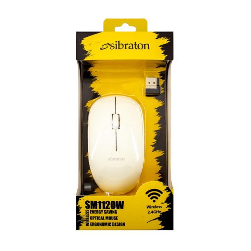 جعبه ماوس سفید سیبراتون SM1120W