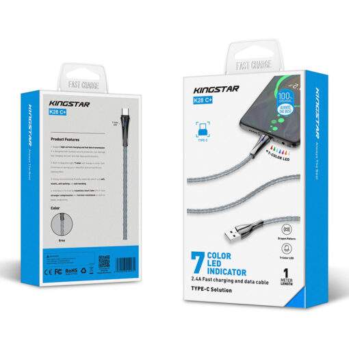 کابل تایپ سی کینگ استار مدل +K28C