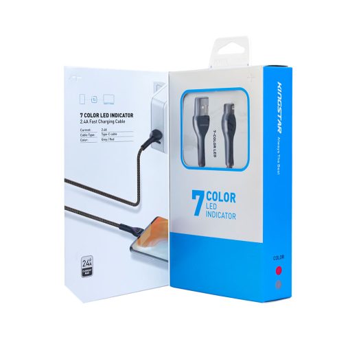 کابل شارژ اندروید-تایپ سی کینگ استار مدل K26C