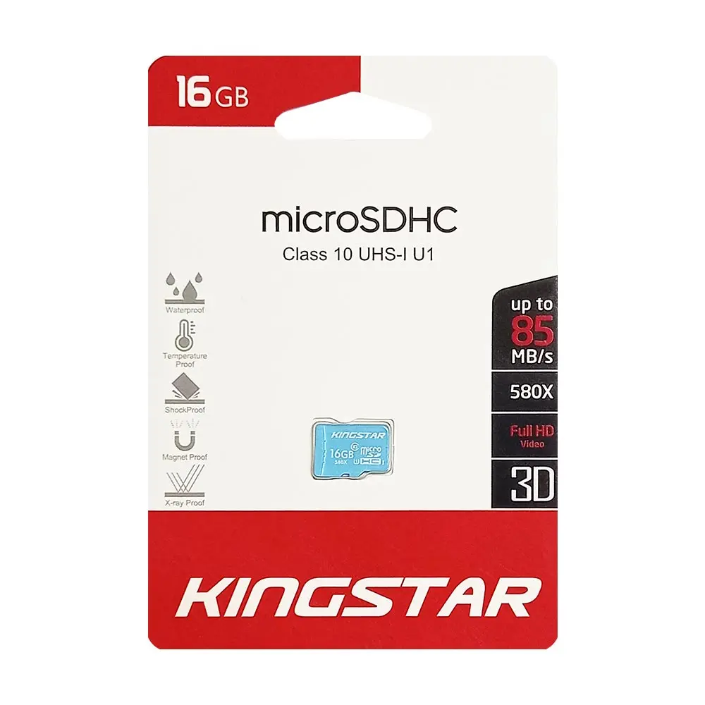 کارت حافظه کینگ استار خشاب دار مدلKingstar MicroSDHC Class 10 UHS-U1 R85 کارت حافظه کینگ استار خشاب دار مدلKingstar MicroSDHC Class 10 UHS-U1 R85