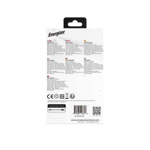 پاوربانک 10000mAh انرجایزر مدل UE10065PQ