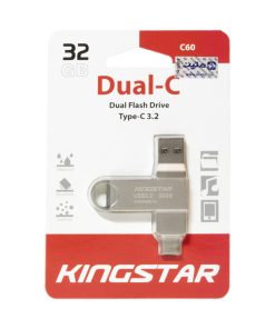 فلش مموری USB 3.2 و Type-C کینگ استار مدل C60