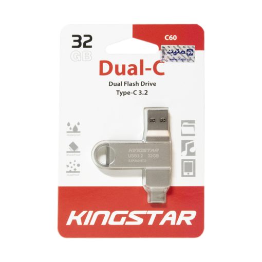 فلش مموری USB 3.2 و Type-C کینگ استار مدل C60