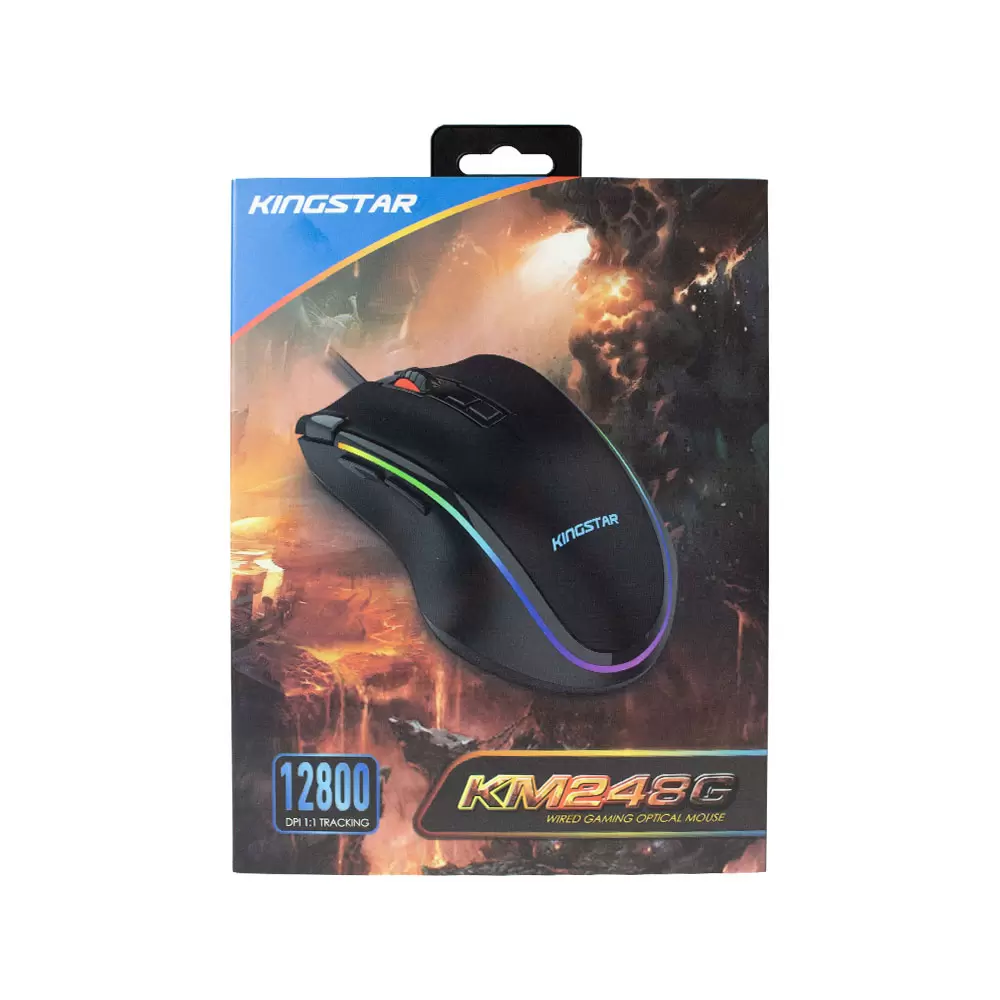 ماوس گیمینگ باسیم کینگ استار مدل KM248G ماوس گیمینگ باسیم کینگ استار مدل KM248G