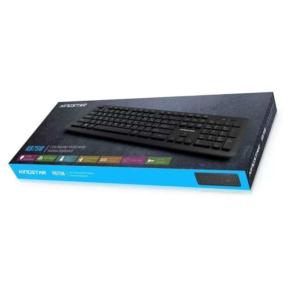 کیبورد کینگ استار مدل KB75W کیبورد کینگ استار مدل KB75W