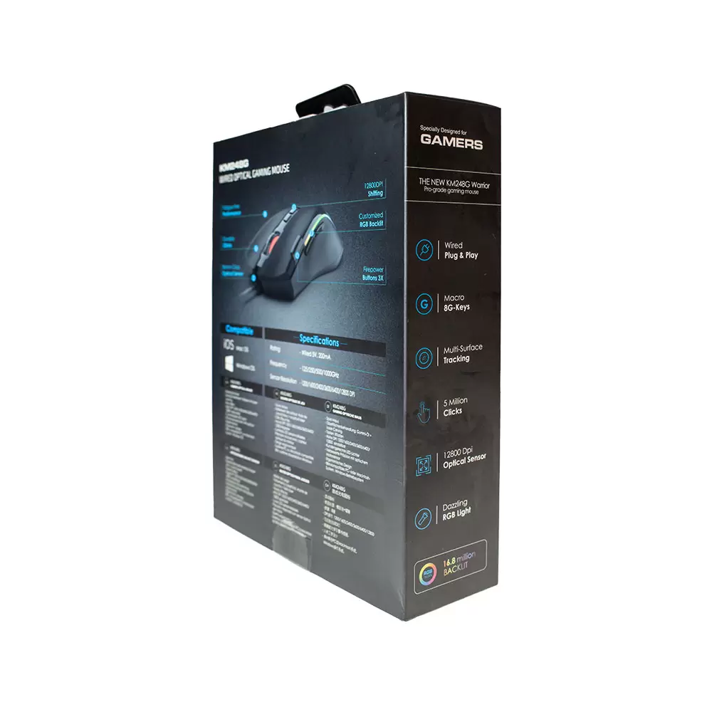 ماوس گیمینگ باسیم کینگ استار مدل KM248G ماوس گیمینگ باسیم کینگ استار مدل KM248G