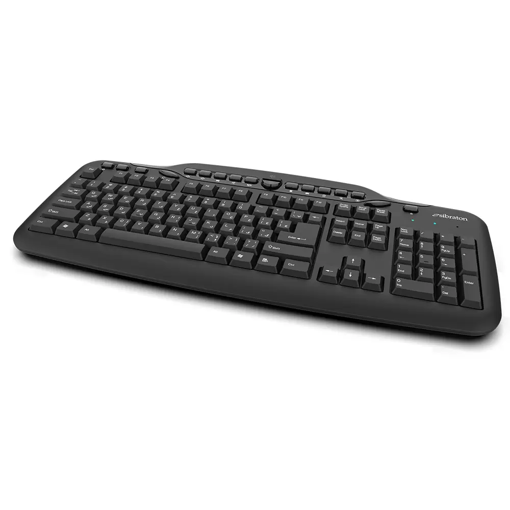 کیبورد بیسیم سیبراتون مدل skb569w کیبورد بیسیم سیبراتون مدل skb569w