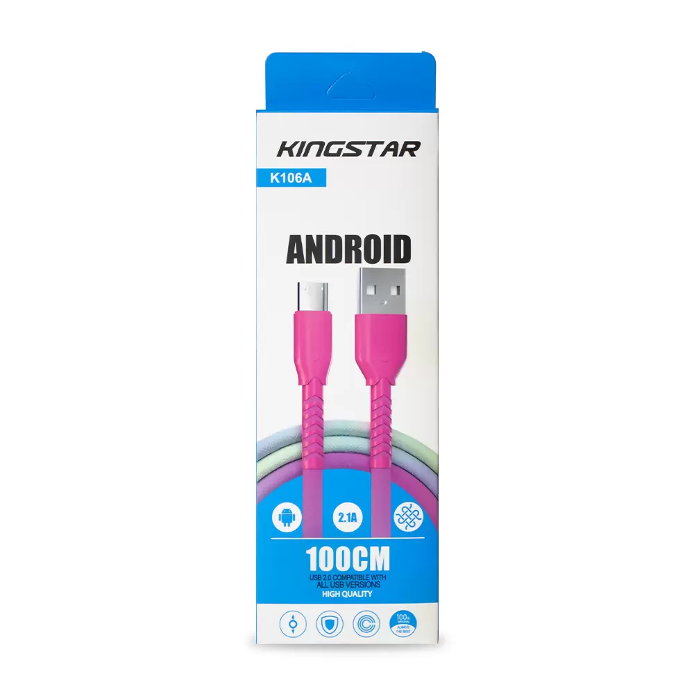 کابل microUSB کینگ استار مدل K106a کابل microUSB کینگ استار مدل K106a