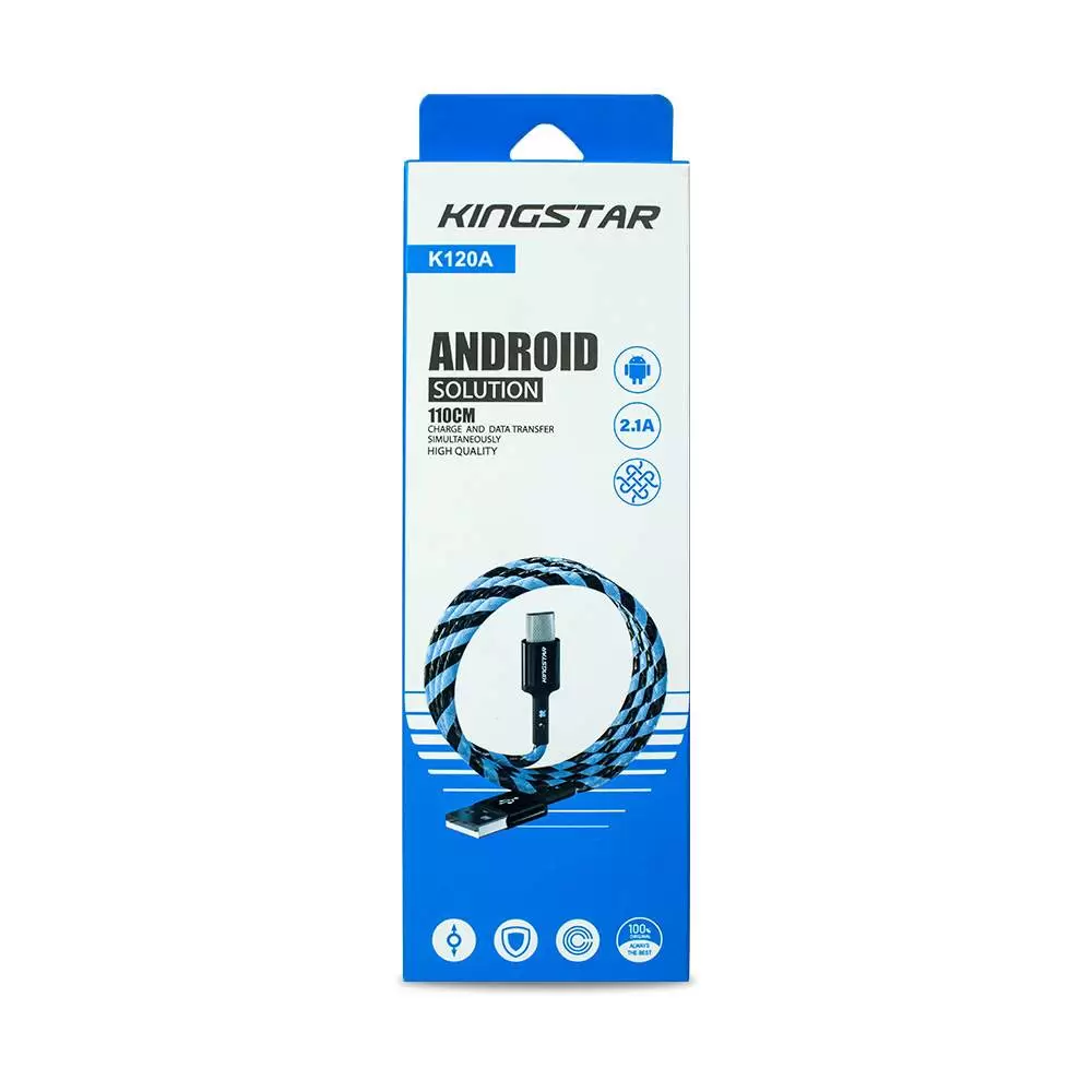 کابل microUSB کینگ استار مدل K120a کابل microUSB کینگ استار مدل K120a