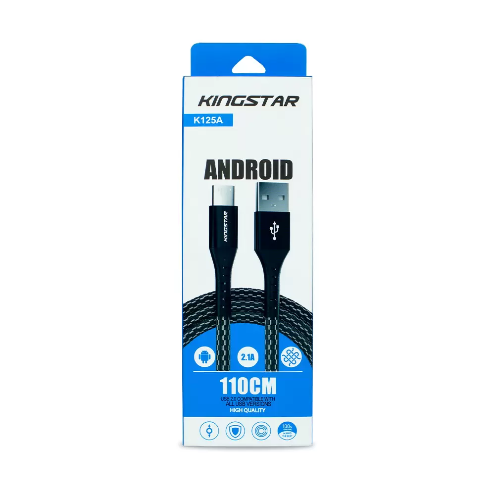 کابل microUSB کینگ استار مدل K125a کابل microUSB کینگ استار مدل K125a