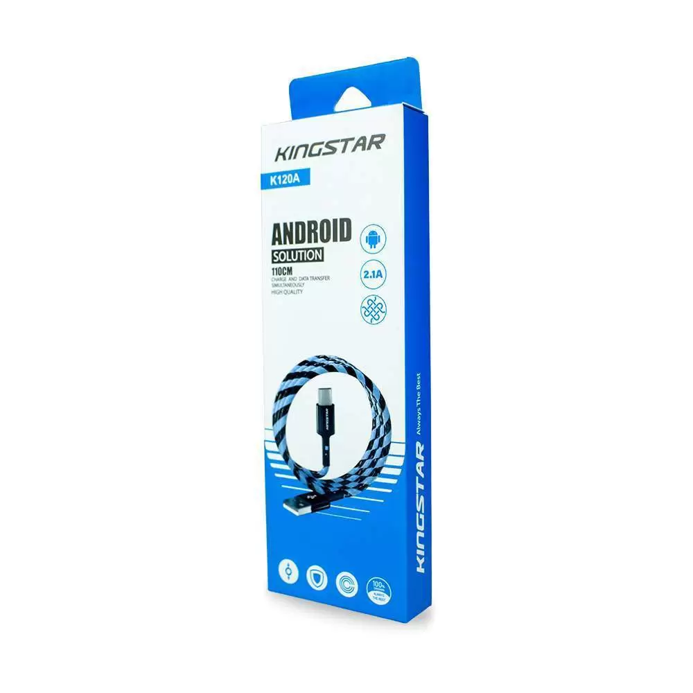 کابل microUSB کینگ استار مدل K120a کابل microUSB کینگ استار مدل K120a
