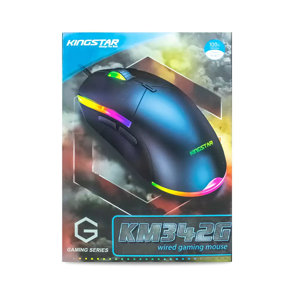ماوس گیمینگ کینگ استار مدل KM342G ماوس گیمینگ کینگ استار مدل KM342G