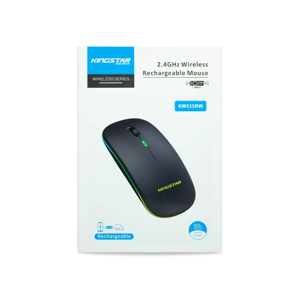 ماوس بیسیم کینگ استار مدل KM535RW ماوس بیسیم کینگ استار مدل KM535RW