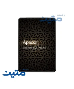 حافظه SSD داخلی اپیسر مدل AS340X SATA III با فرم فاکتور 2.5 اینچ، رابط SATA 6Gb/s، سرعت خواندن تا 550 و نوشتن تا 520 مگابایت بر ثانیه، مجهز به حافظه 3D NAND