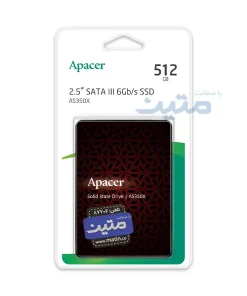 بسته‌بندی SSD داخلی Apacer AS350X SATA III 512گیگابایت