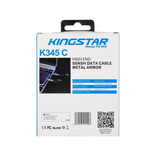 کابل تایپ سی کینگ استار مدل K345C