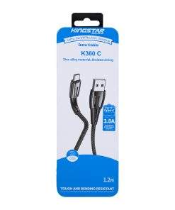 کابل تایپ سی کینگ استار مدل K360C