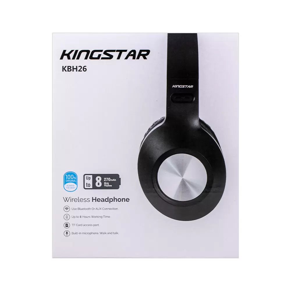 هدفون بلوتوثی کینگ استار مدل KBH26 هدفون بلوتوثی کینگ استار مدل KBH26