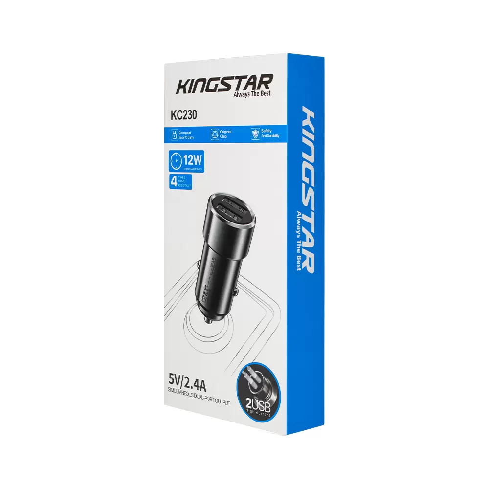 شارژر فندکی کینگ استار مدل KC230 شارژر فندکی کینگ استار مدل KC230