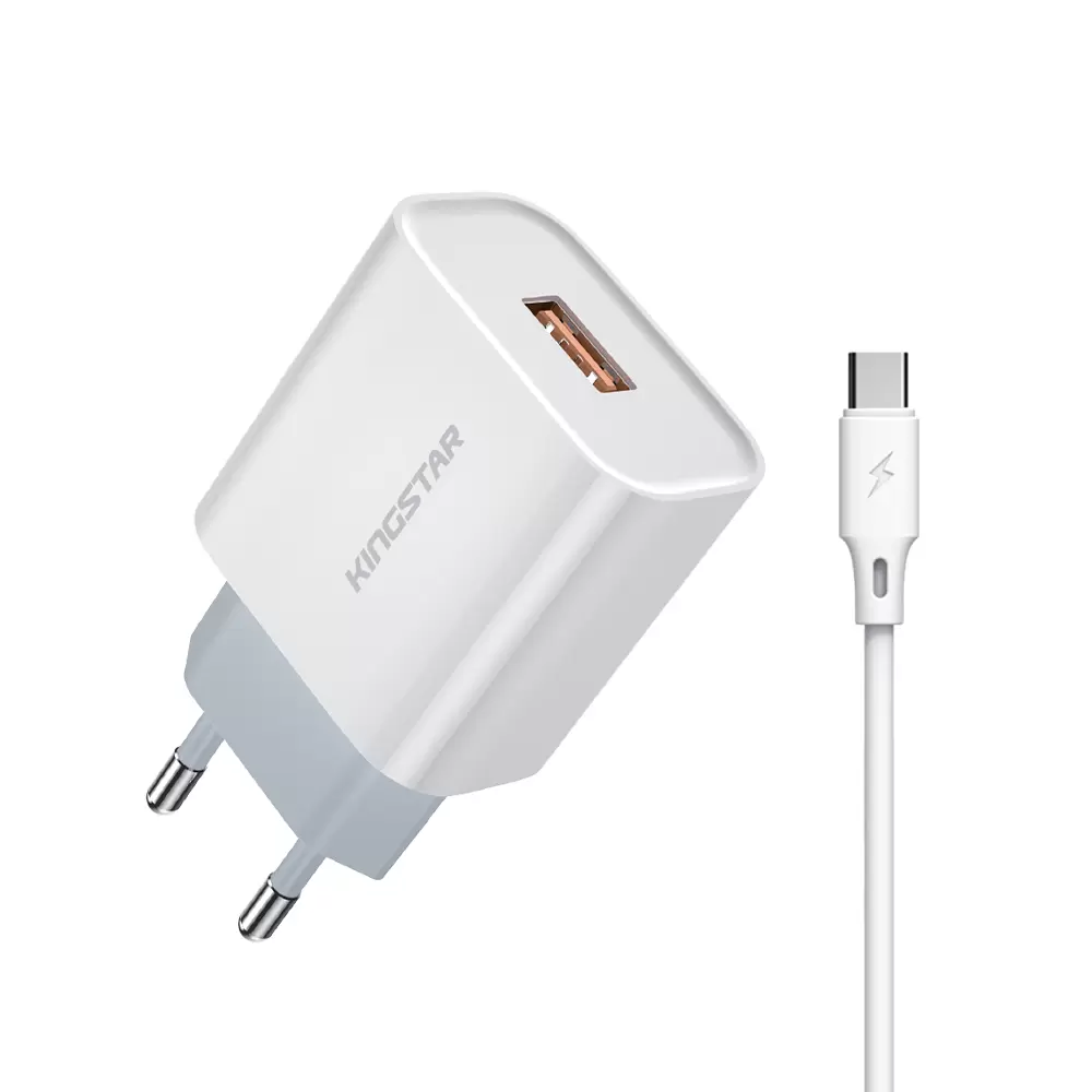 شارژر دیواری کینگ استار مدل KW141C شارژر دیواری کینگ استار مدل KW141C