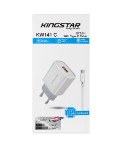 شارژر دیواری کینگ استار مدل KW141C