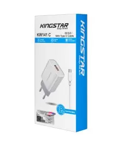 شارژر دیواری کینگ استار مدل KW141C