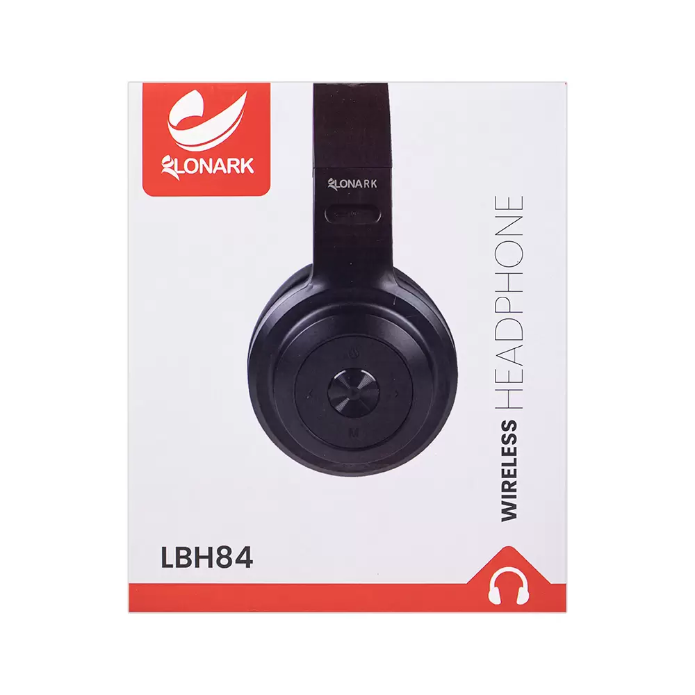 هدفون بلوتوثی لونارک مدل LBH84 هدفون بلوتوثی لونارک مدل LBH84
