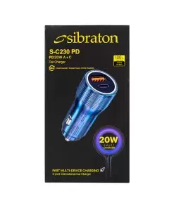 شارژر فندکی سیبراتون مدل S-C230PD