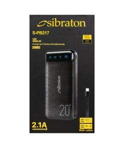 پاوربانک 20000mAh سیبراتون مدل S-PB217
