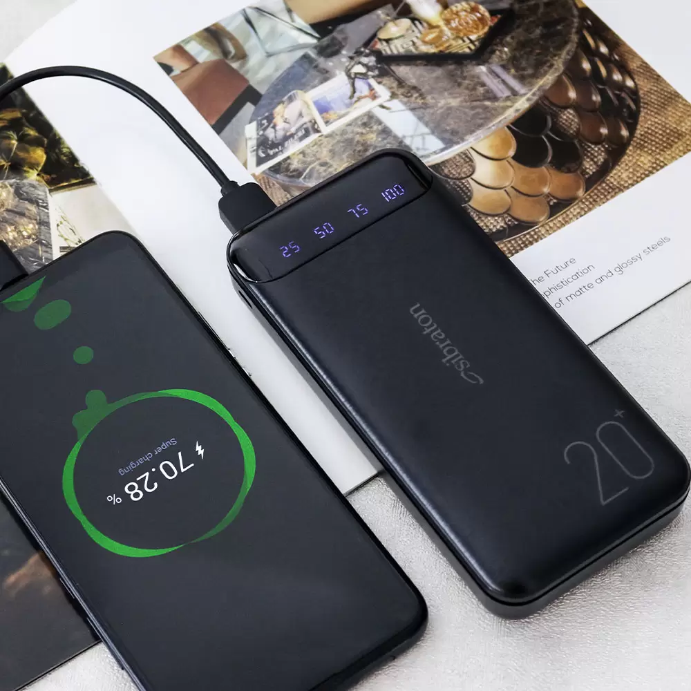 پاوربانک 20000mAh سیبراتون مدل S-PB217 پاوربانک 20000mAh سیبراتون مدل S-PB217