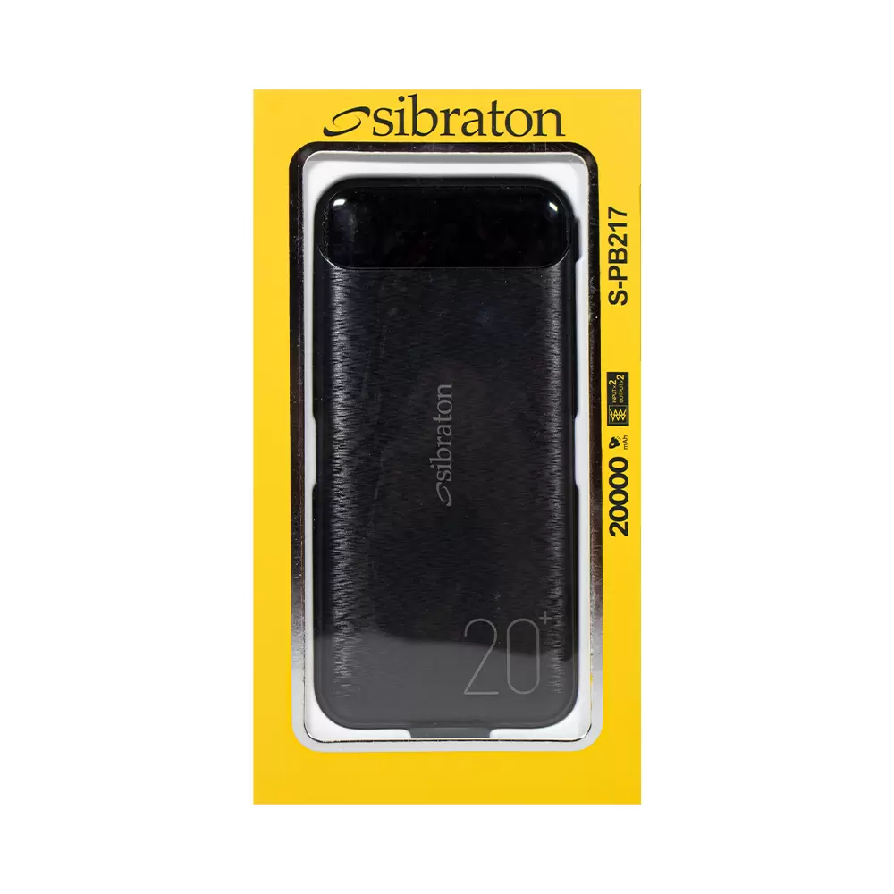 پاوربانک 20000mAh سیبراتون مدل S-PB217 پاوربانک 20000mAh سیبراتون مدل S-PB217