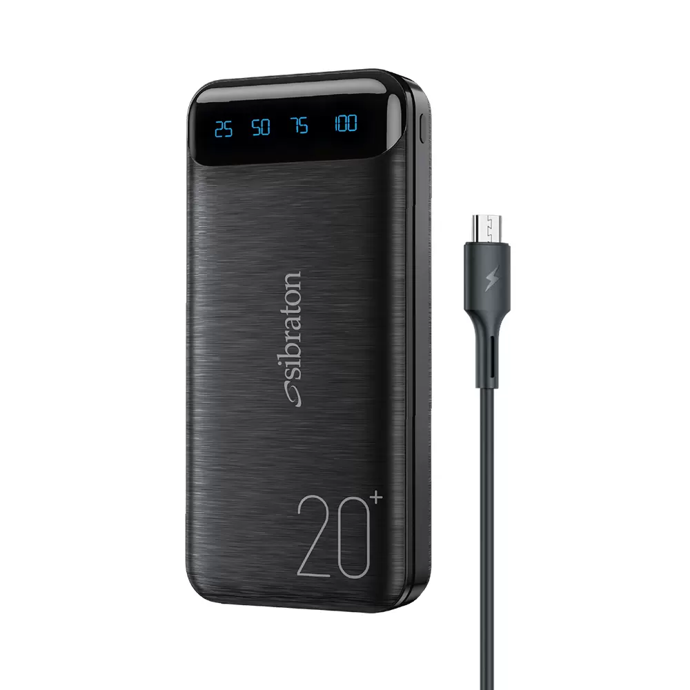 پاوربانک 20000mAh سیبراتون مدل S-PB217 پاوربانک 20000mAh سیبراتون مدل S-PB217