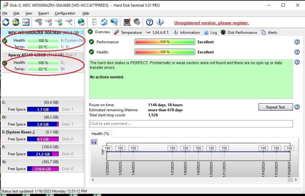 بررسی هارد دیسک
