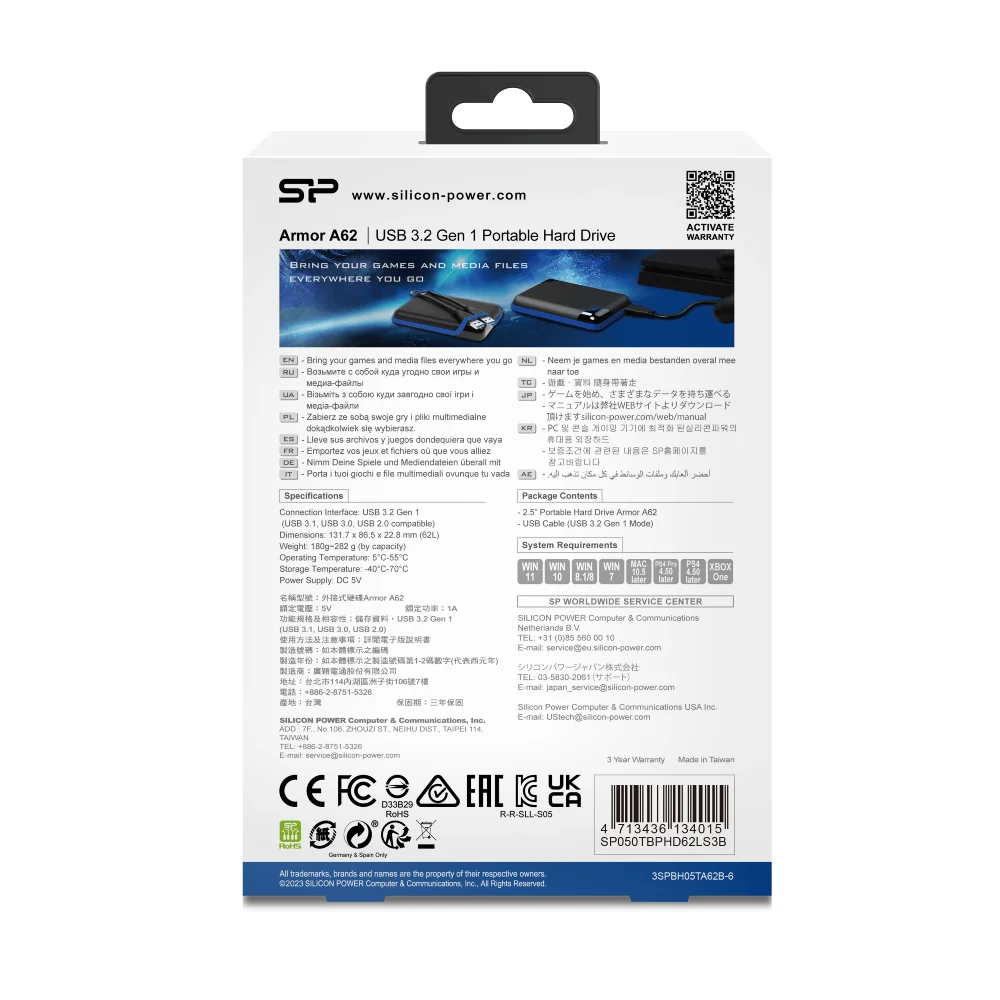 Armor A62 GameDrive Armor A62 GameDrive