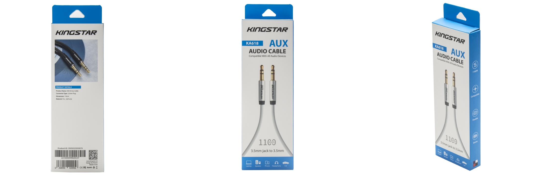 کابل AUX کینگ استار مدل KA618