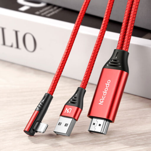 کابل تبدیل HDMI به لایتنینگ/USB مک دودو مدل CA-6400