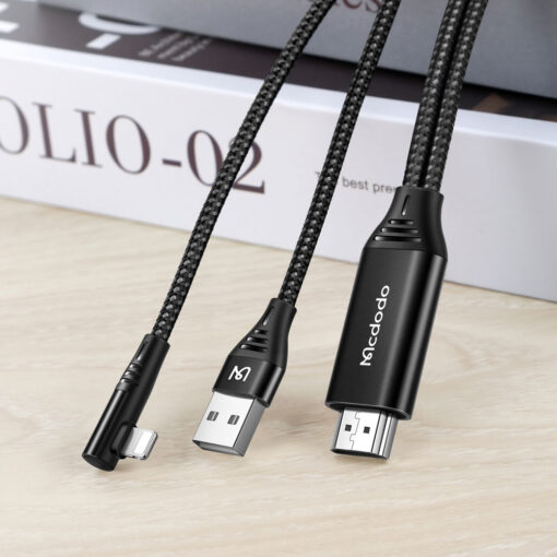 کابل تبدیل HDMI به لایتنینگ/USB مک دودو مدل CA-6400