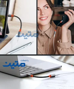 اتصال هدفون و هندزفری سیمی 3.5 میلی‌متری به گوشی دارای پورت Type-C با مبدل مک دودو CA-7561