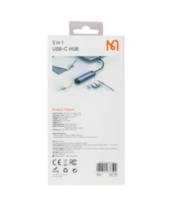 هاب 5 پورت تایپ سی مک دودو مدل HU-7750